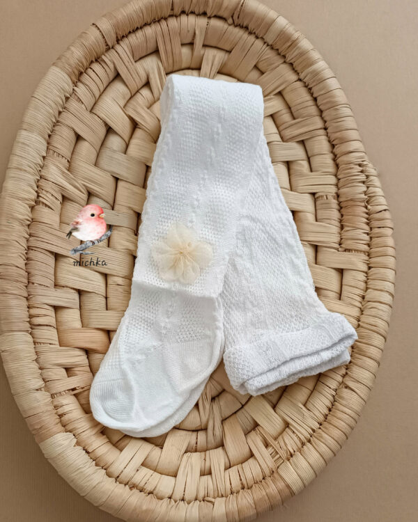 جوراب شلواری تابستانی گلدار - Image 4