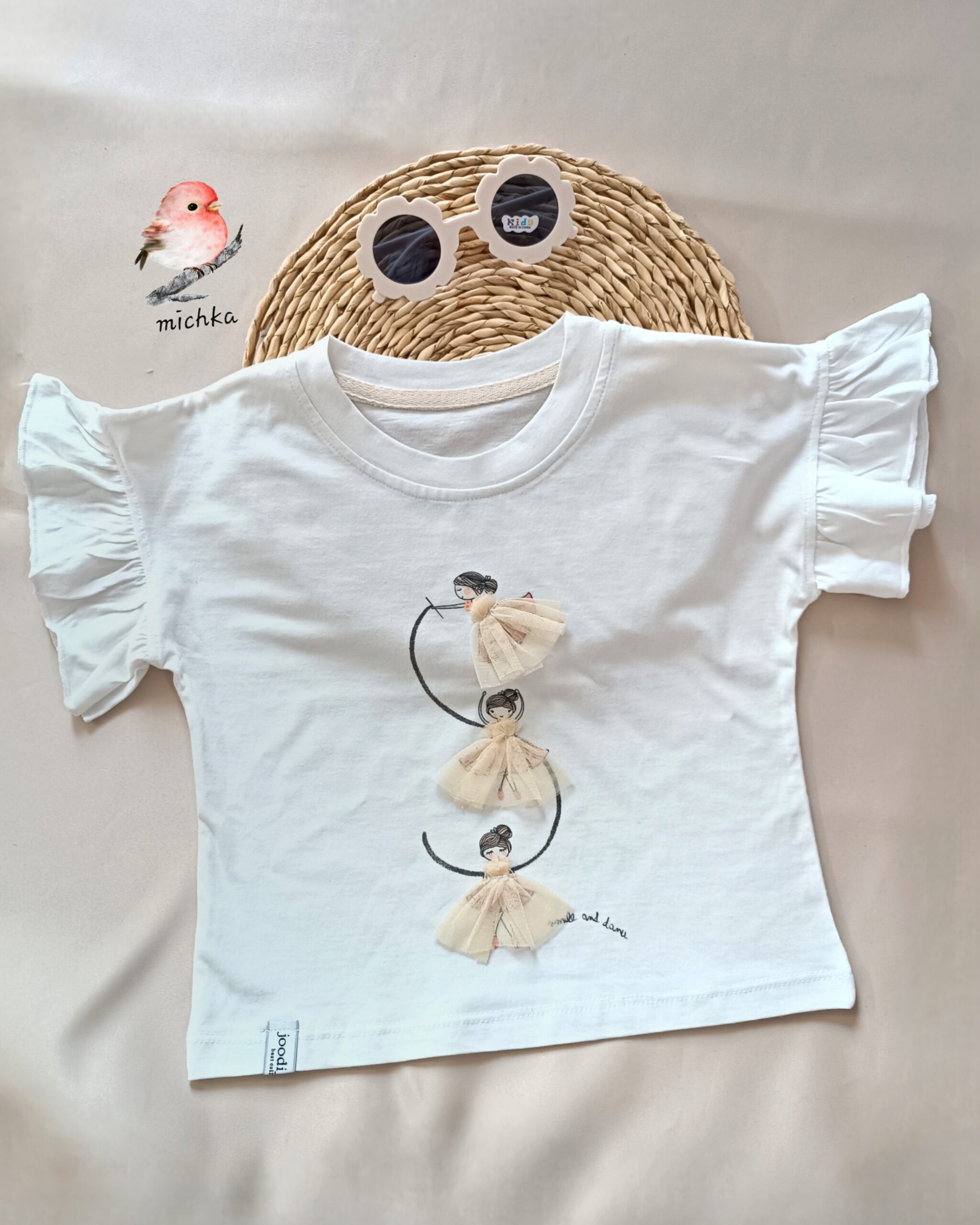تیشرت طرح بالرین - Image 2