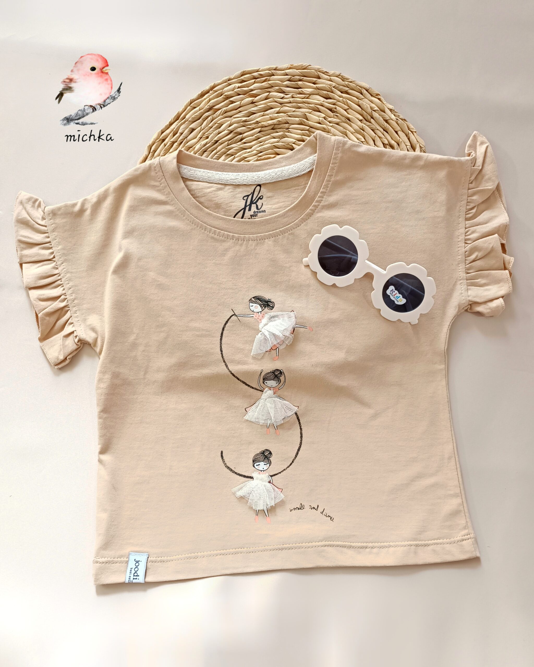 تیشرت طرح بالرین - Image 3