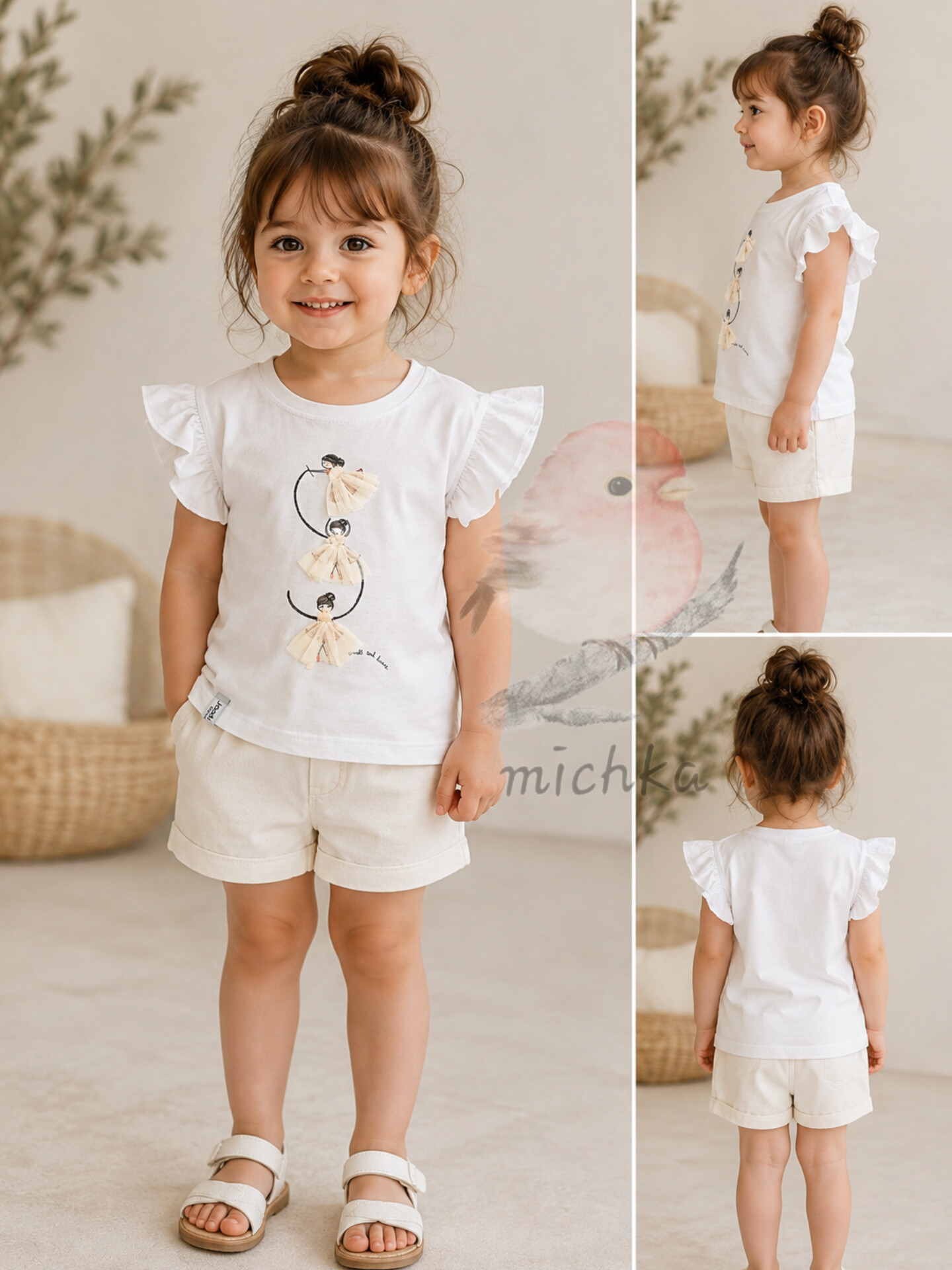 تیشرت طرح بالرین - Image 5