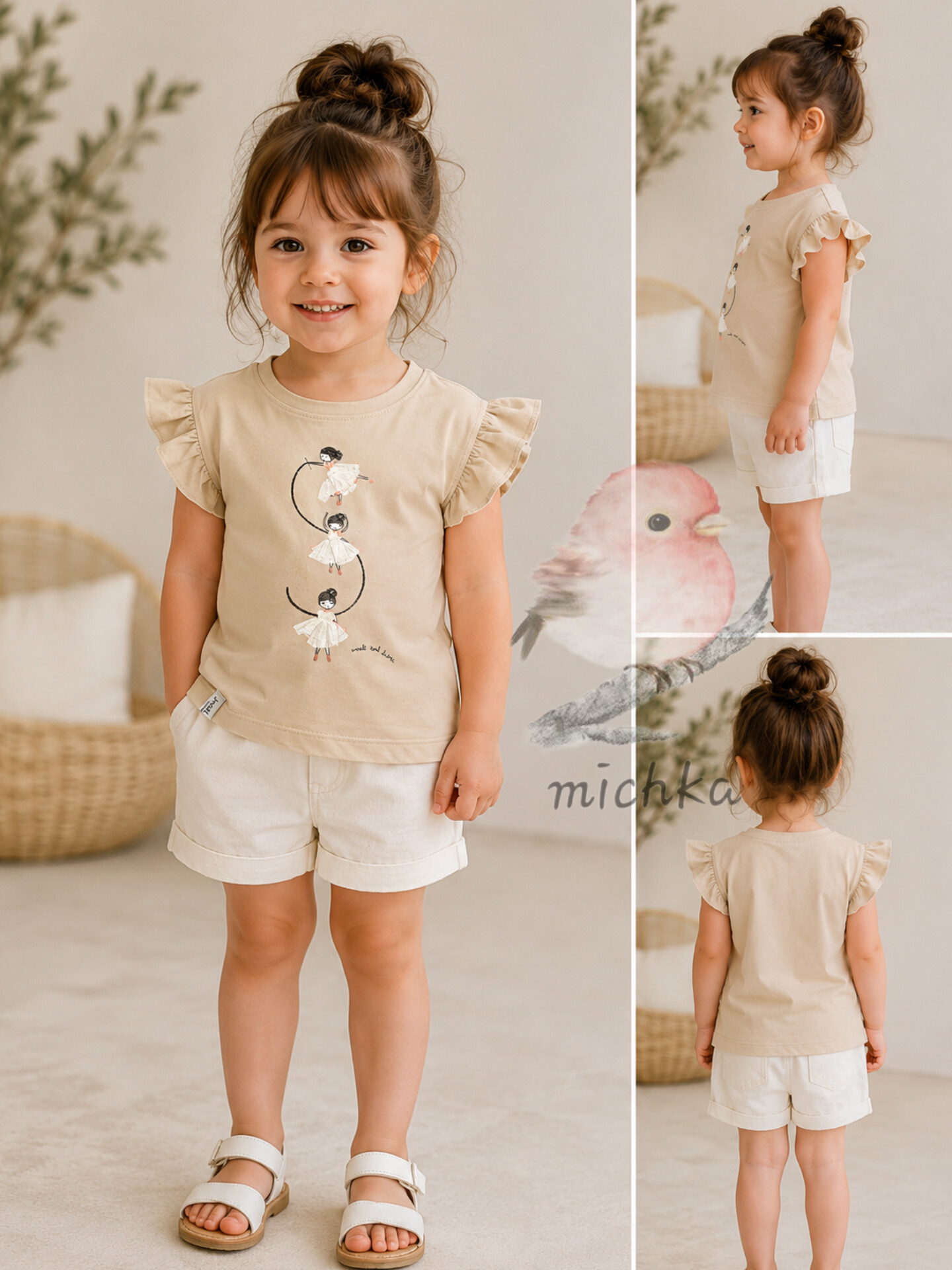تیشرت طرح بالرین - Image 6